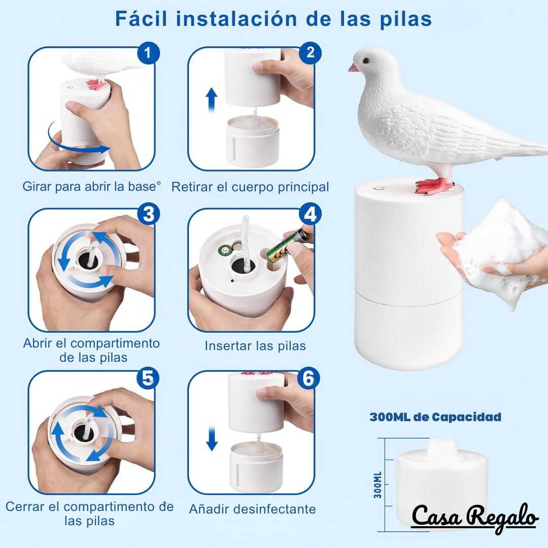 Dispensador de jabón  -  Casa Regalo™